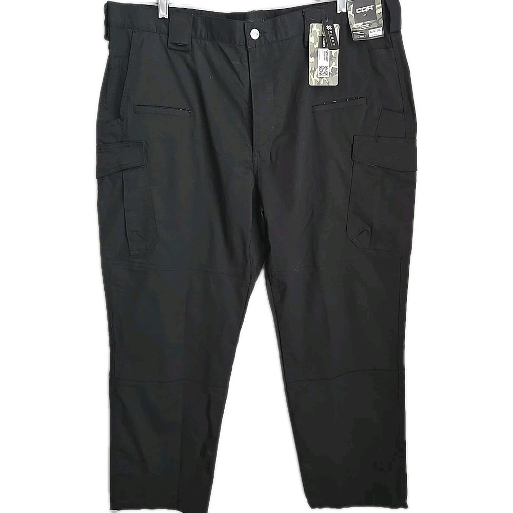 CQR Flexy Rip Stop Cargo Tactical Pants Men's 42x30 NWT Black